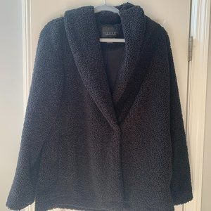 Black Sherpa Coat